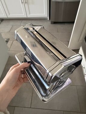 Stainless Steel Pasta Roller Machine - Silver